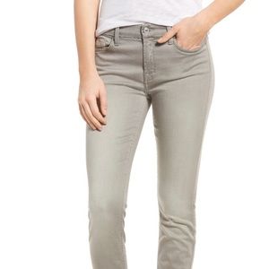 7 for All Mankind Gray Skinny Jeans 27